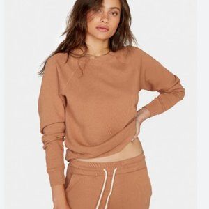 MATE the Label - Organic Terry Raglan Sweatshirt - SEDONA / M